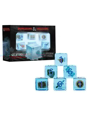 FANROLL D&D GELATINOUS CUBE 6 PACK DICE