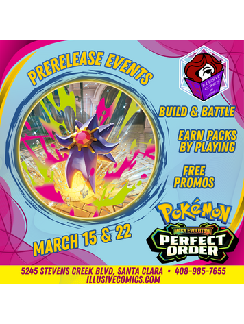 POKEMON MEGA EVOLUTION PERFECT ORDER PRERELEASE EVENT