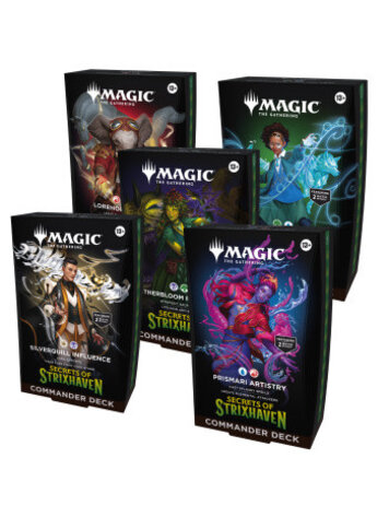 WIZARDS OF THE COAST MTG SECRETS OF STRIXHAVEN COMMANDER DECKS (SET OF 5) PREORDER