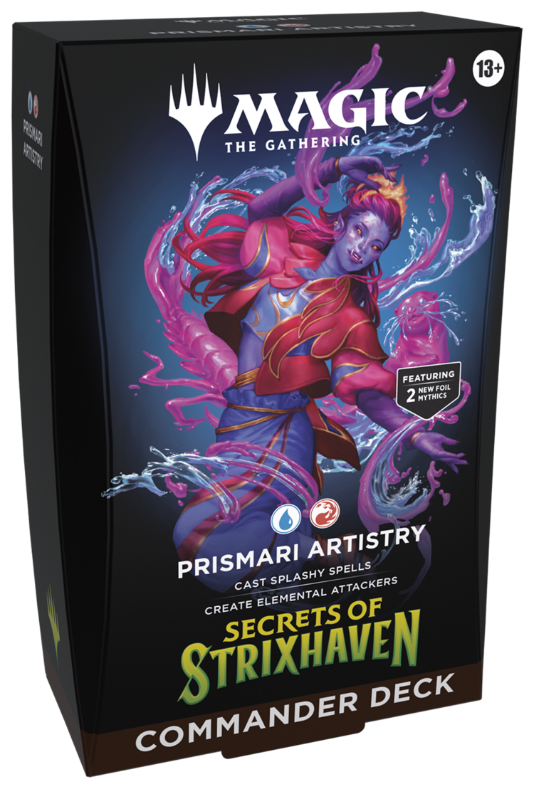 WIZARDS OF THE COAST MTG SECRETS OF STRIXHAVEN COMMANDER DECK PRISMARI ARTISTRY