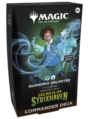 WIZARDS OF THE COAST MTG SECRETS OF STRIXHAVEN COMMANDER DECK QUANDRIX UNLIMITED