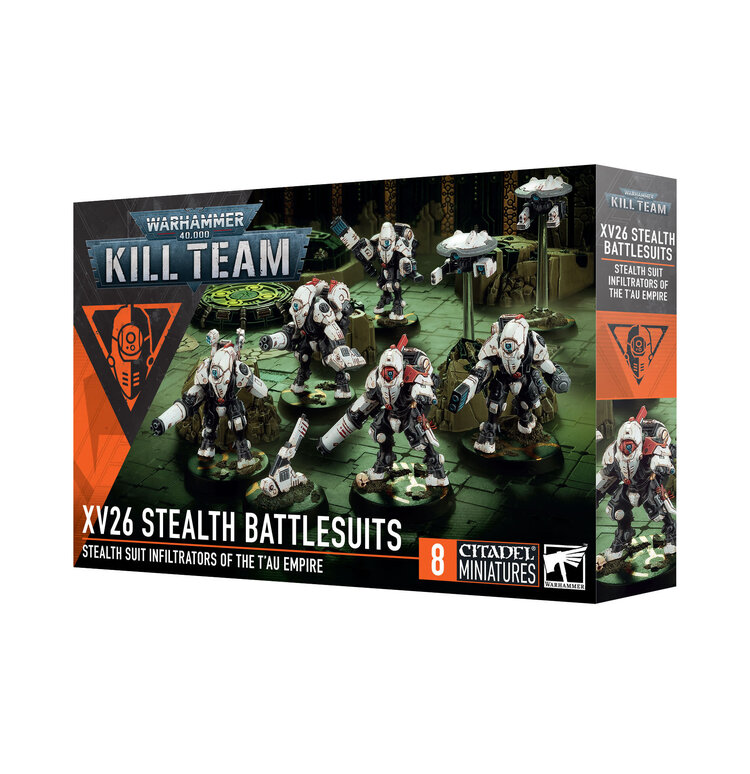 GAMES WORKSHOP WARHAMMER 40K KILL TEAM XV26 STEALTH BATTLESUITS