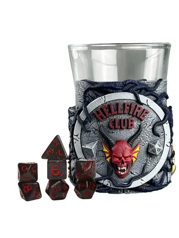 STRANGER THINGS MINI DICE CUP HELLFIRE CLUB