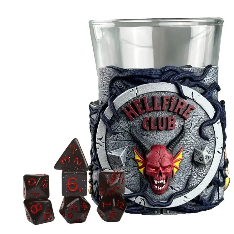 STRANGER THINGS MINI DICE CUP HELLFIRE CLUB