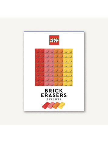 CHRONICLE BOOKS LEGO BRICK ERASERS (MULTICOLOR PACK OF 8)