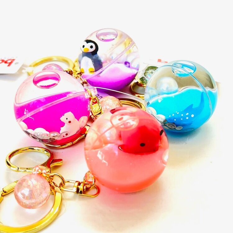 SEA GLOBE FLOATY KEYCHARM
