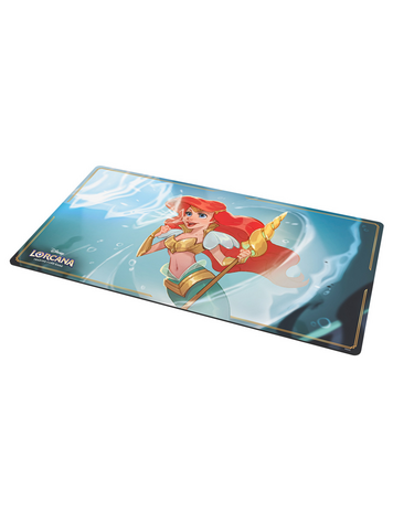 RAVENSBURGER DISNEY LORCANA TCG WINTERSPELL PLAYMAT ARIEL SONIC WARRIOR