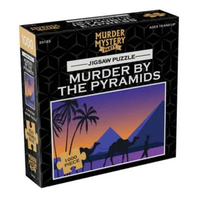 MURDER BY THE PYRAMIDS 1000PC PUZZLE