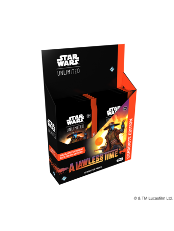 FANTASY FLIGHT GAMES STAR WARS UNLIMITED A LAWLESS TIME CARBONITE BOOSTER BOX