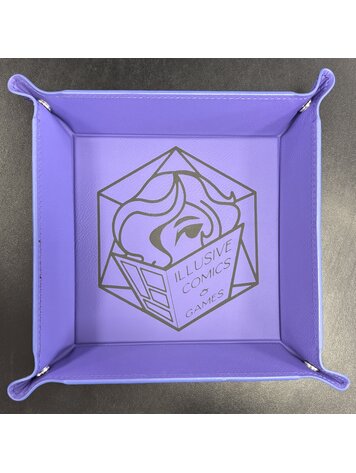 ILLUSIVE COMICS LOGO DICE TRAY - PURPLE