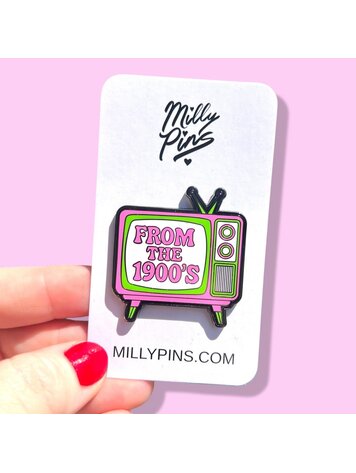 FROM THE 1900S RETRO TV PIN