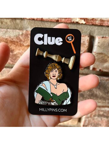 CULT CLASSIC CLUE HORROR MOVIE PIN SET - MISS SCARLET