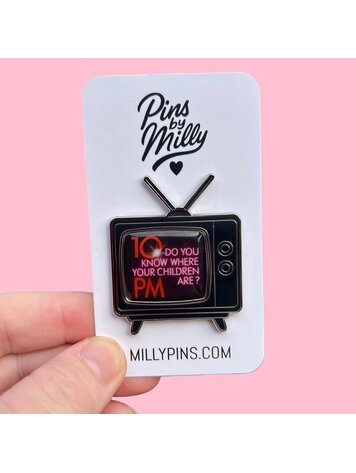 NOSTALGIC 80S 90S COMMERCIAL TV PIN