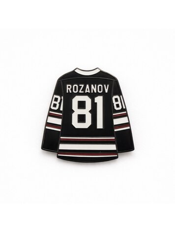 HEATED RIVALRY ROZANOV 81 JERSEY ENAMEL PIN