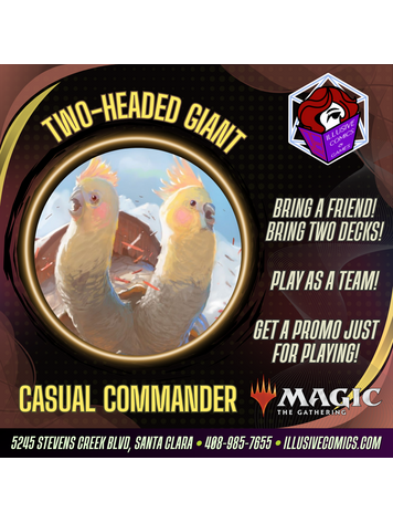 MTG TWO HEADED GIANT COMMANDER