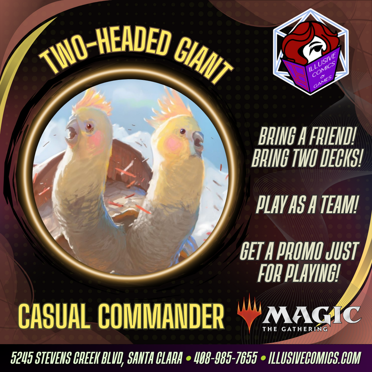 MTG TWO HEADED GIANT COMMANDER