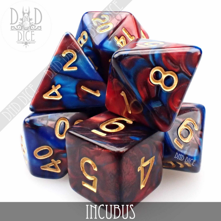 DND DICE INCUBUS RPG DICE SET