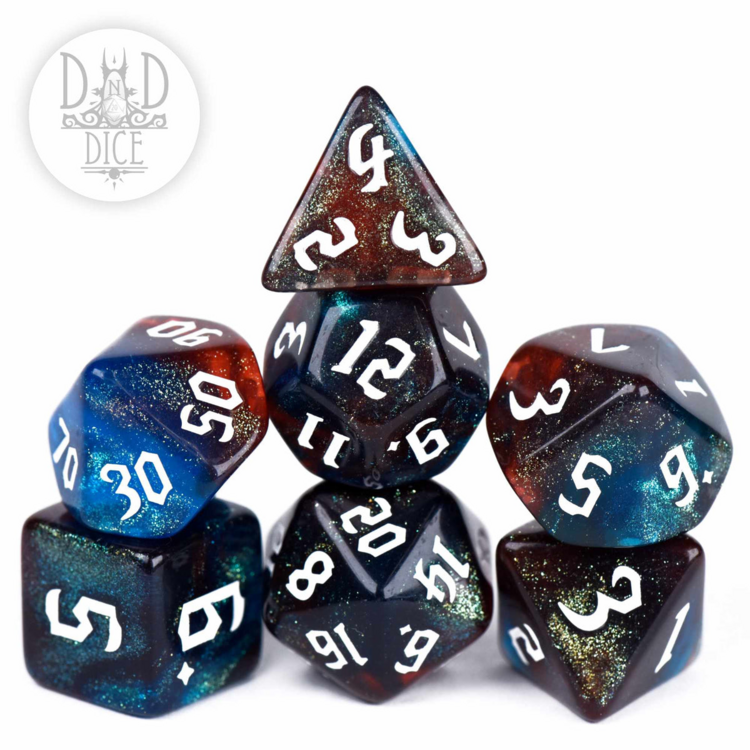 DND DICE DEEP WOODS RPG DICE SET