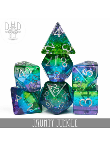 DND DICE JAUNTY JUNGLE RPG DICE SET