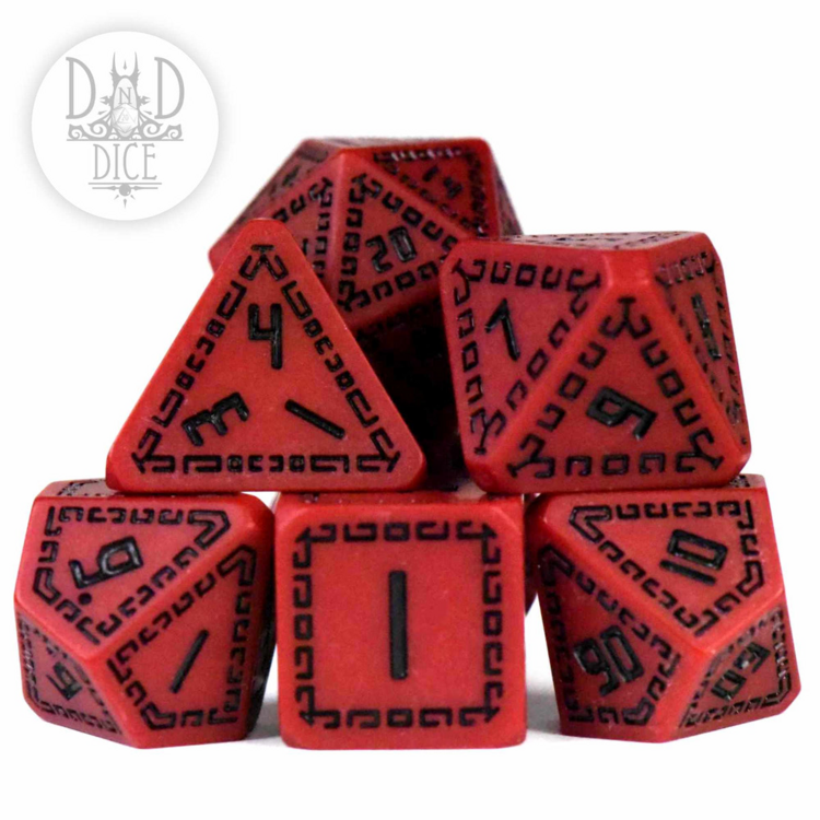 DND DICE OLYMPIAN ARES RPG DICE SET