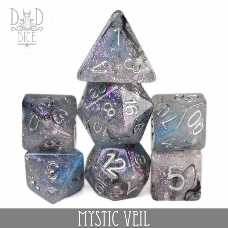 DND DICE MYSTIC VEIL RPG DICE SET