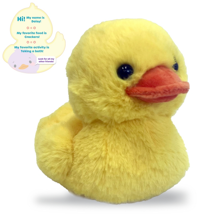 DAISY DUCKEE 7IN YELLOW PLUSHIE