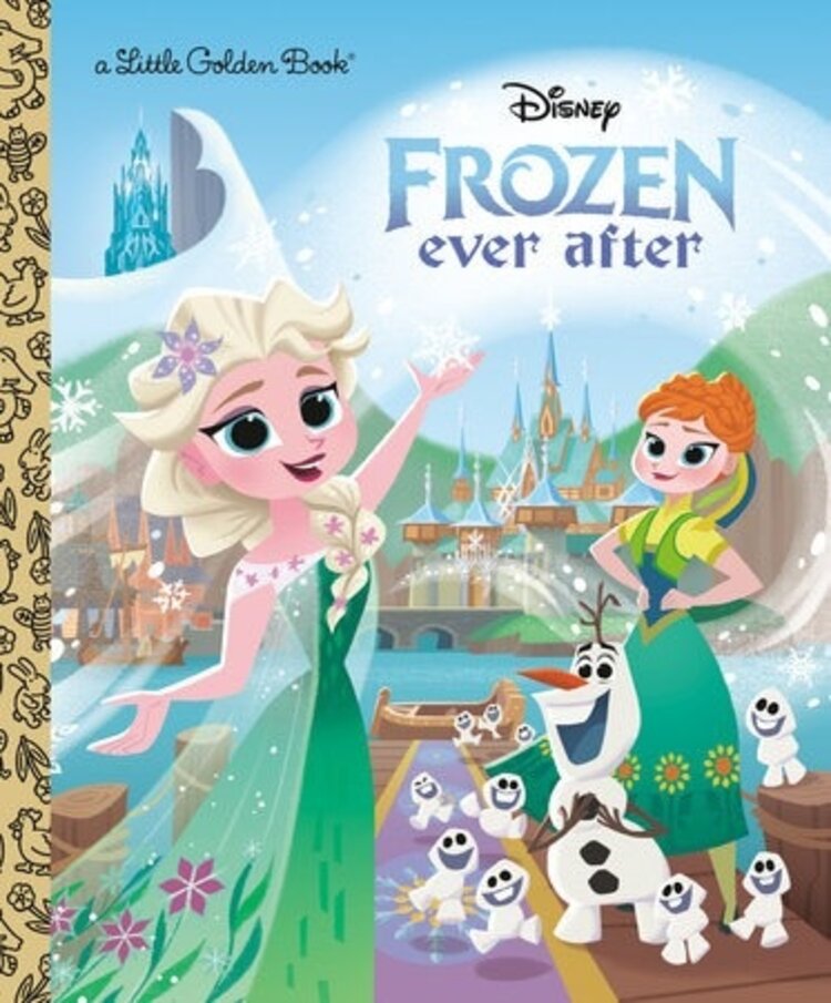 GOLDEN BOOKS DISNEY FROZEN EVER AFTER LITTLE GOLDEN BOOK