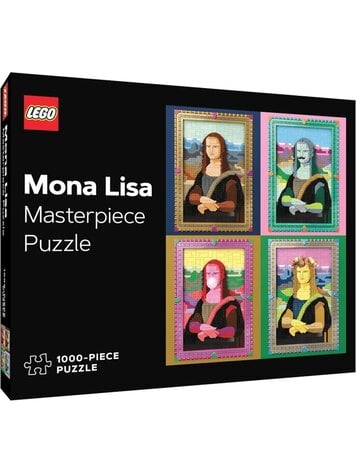 CHRONICLE BOOKS LEGO MASTERPIECE PUZZLE MONA LISA 1000 PIECE PUZZLE