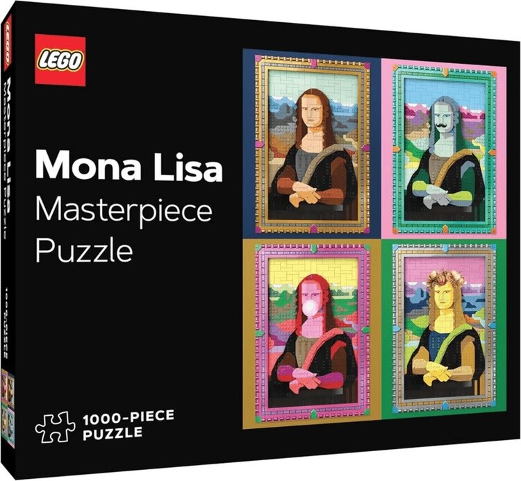 CHRONICLE BOOKS LEGO MASTERPIECE PUZZLE MONA LISA 1000 PIECE PUZZLE
