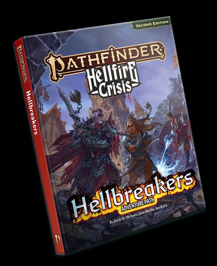 PAIZO PUBLISHING PATHFINDER HELLFIRECRISIS HELLBREAKERS ADVENTURE