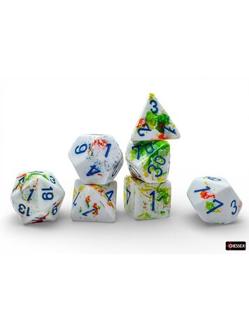 CHESSEX CHX 24409 7CT POLYHEDRAL DICE BRUSHED BREEZY
