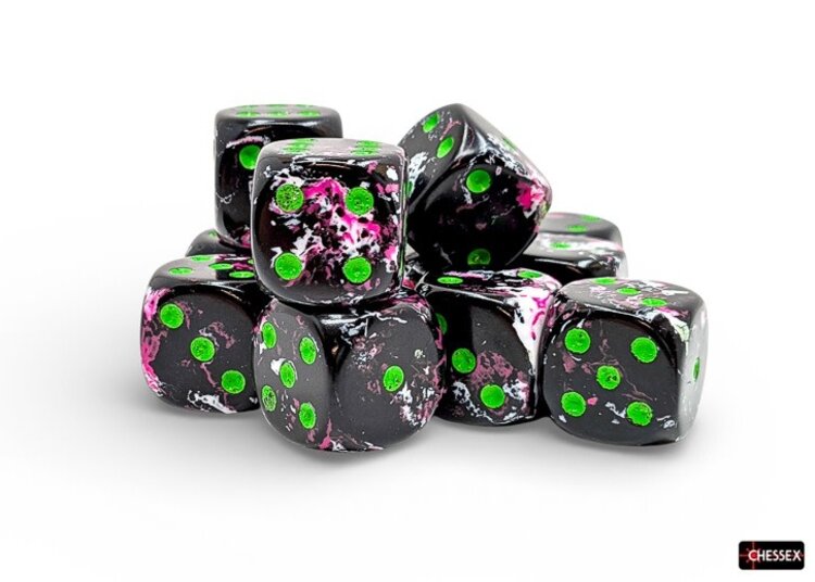 CHESSEX CHX 24614 12CT 16MM D6 BRUSHED PAINTBALL