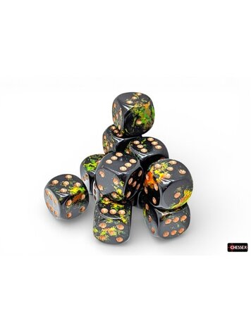 CHESSEX CHX 24605 12CT D6 BRUSHED DEEP FOREST