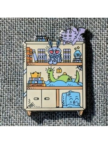 CRYPTID BOOKSHELF PIN