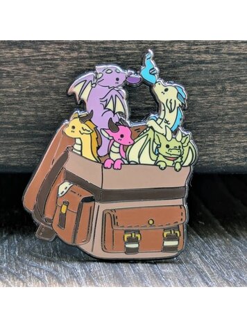 BAG OF DRAGONS ENAMEL PIN