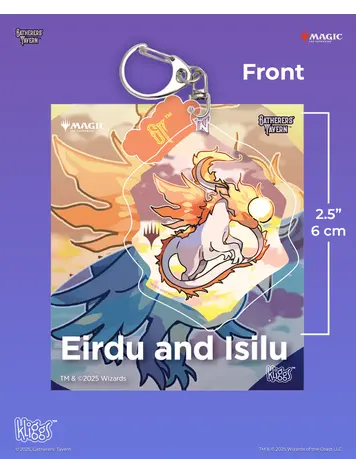 GATHERERS TAVERN MTG LORWYN ECLIPSED KEYCHAIN EIDUR AND ISILU