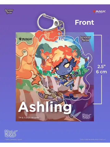 GATHERERS TAVERN MTG LORWYN ECLIPSED KEYCHAIN ASHLING