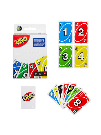 MATTEL GAMES UNO BRAILLE