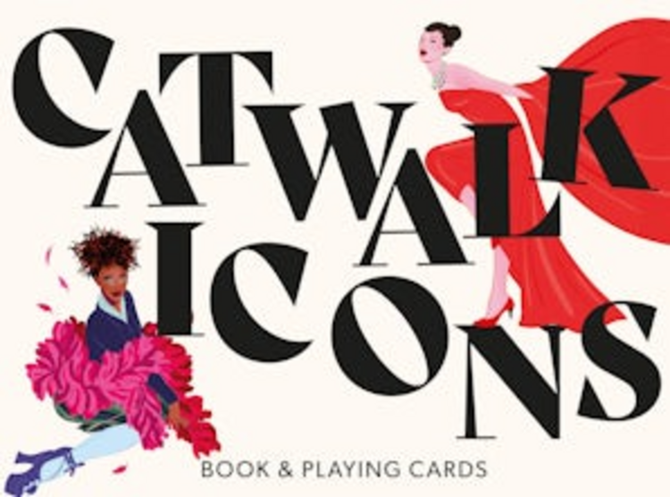 ABRAMS CATWALK ICONS BOOK & PLAYING CARDS BOX SET
