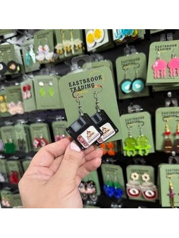 FLOPPY DISC EARRINGS