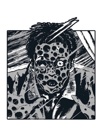 TITAN COMICS JUNJI ITO CHILLS ENAMEL PIN BADGE