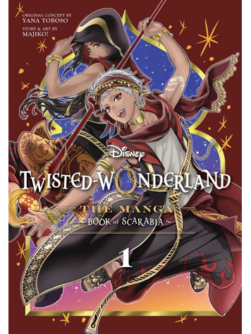 VIZ MEDIA LLC DISNEY TWISTED WONDERLAND BOOK OF SCARABIA GN VOL 01