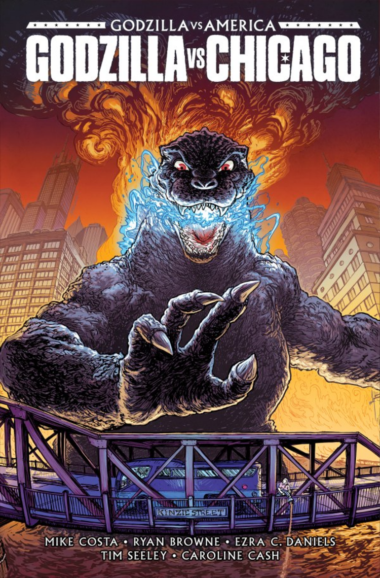 IDW PUBLISHING GODZILLA VAR AMERICA CHICAGO HC