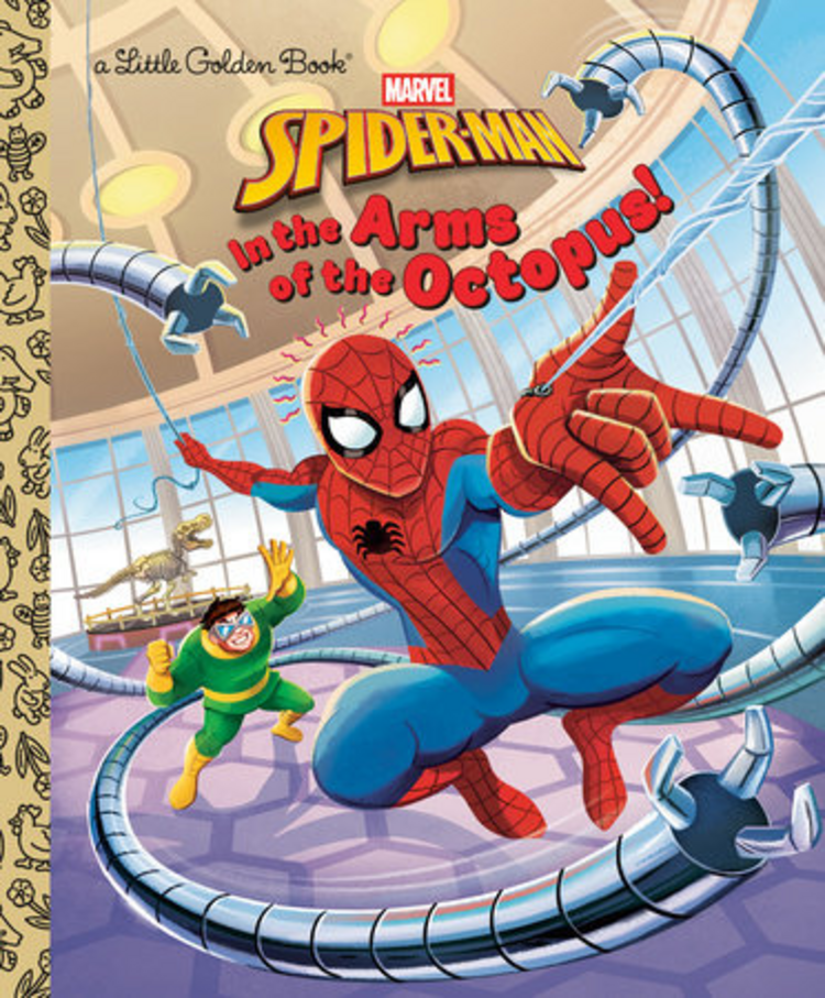 MARVEL COMICS SPIDER-MAN IN THE ARMS OF THE OCTOPUS LITTLE GOLDEN BOOK