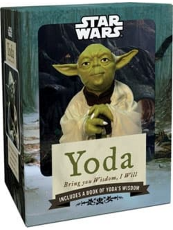 CHRONICLE BOOKS STAR WARS YODA FIGURINE BRING YOU WISDOM I WILL