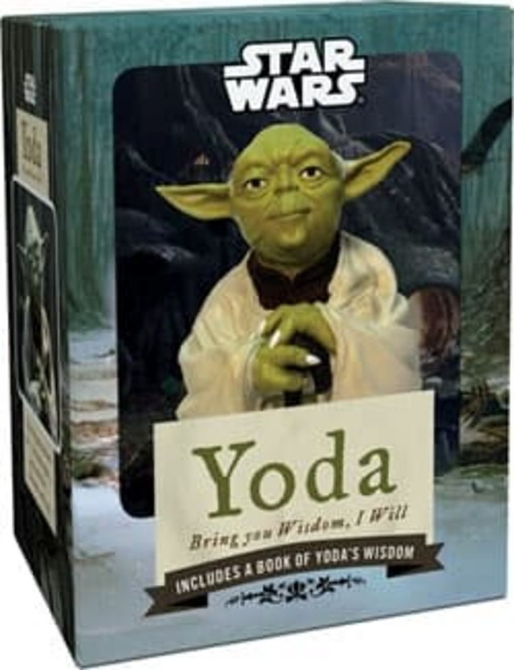 CHRONICLE BOOKS STAR WARS YODA FIGURINE BRING YOU WISDOM I WILL