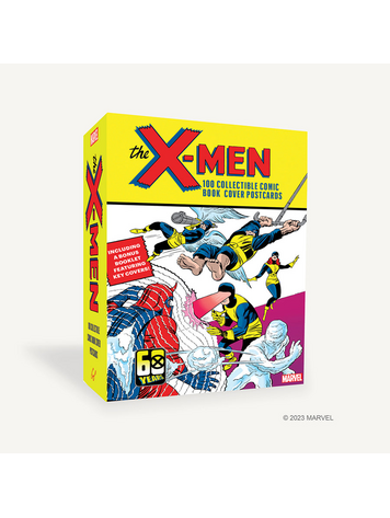 CHRONICLE BOOKS MARVEL THE X-MEN 100 COLLECTIBLE COMIC BOOK COVER POSTCARDS