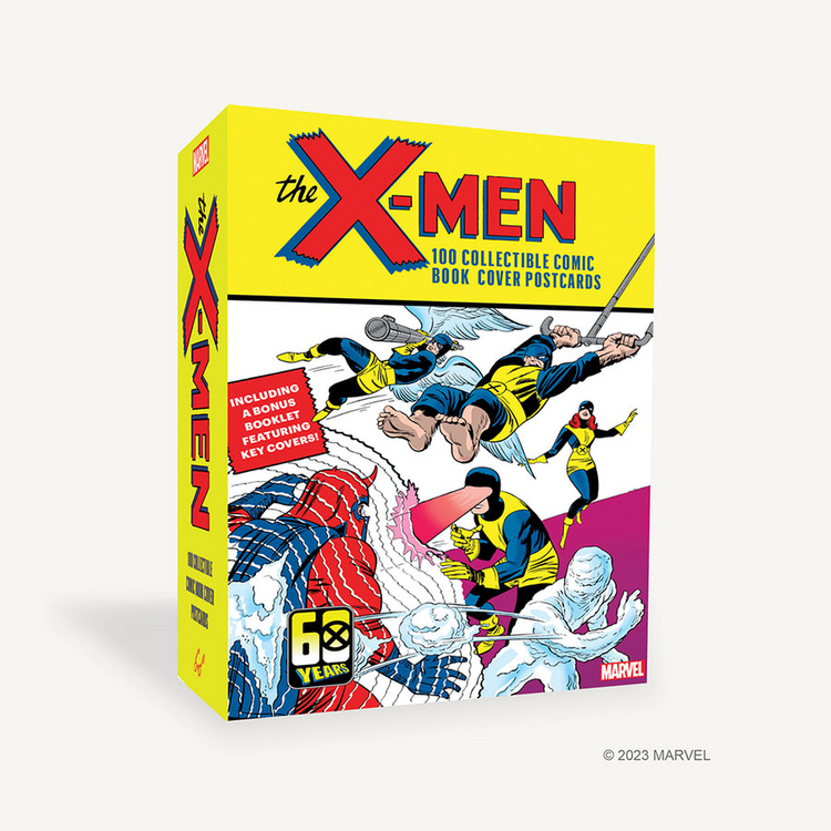 CHRONICLE BOOKS MARVEL THE X-MEN 100 COLLECTIBLE COMIC BOOK COVER POSTCARDS