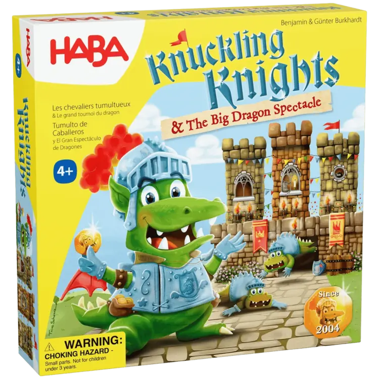 HABA GAMES KNUCKLING KNIGHTS AND THE BIG DRAGON SPECTACLE