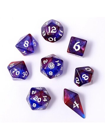HYMGHO HYMGHO WYRMFORGED ROLLERS - ROUNDED EDGE 8 PIECE POLY DICE SET - ARCANE NEXUS